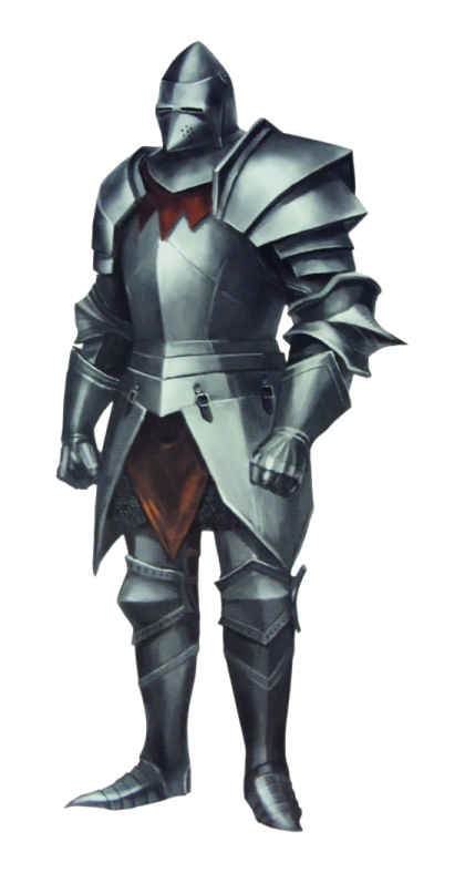 a knight in full armor
