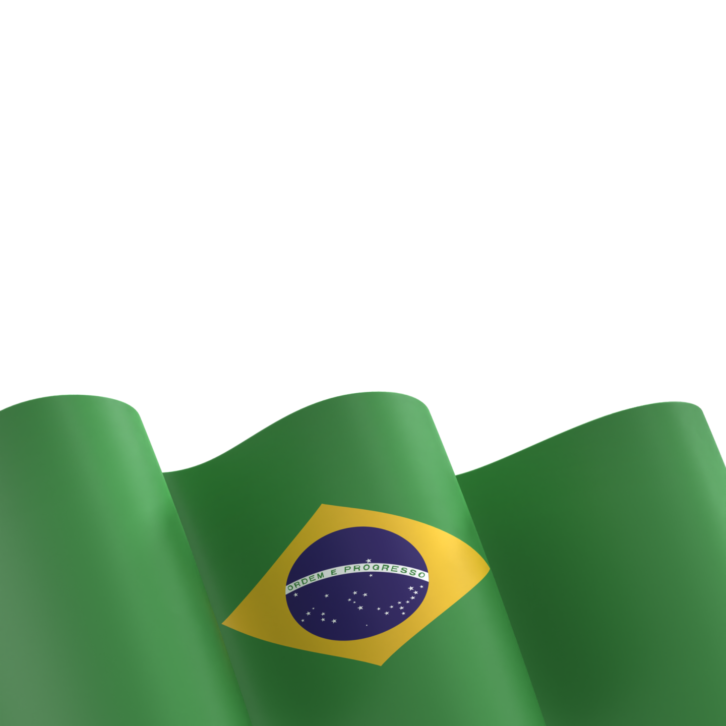 the flag of brazil on a white background