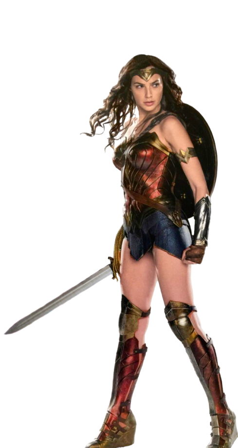 a woman in a costume with a sword
