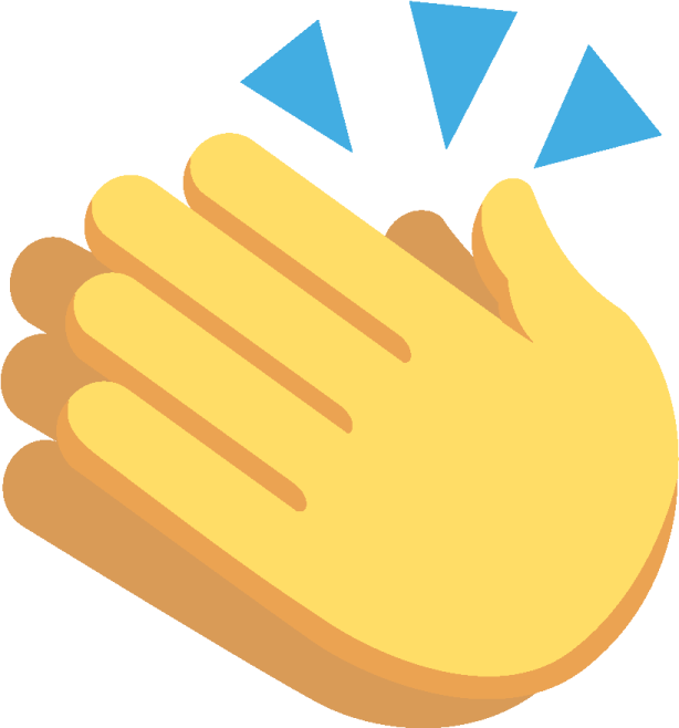 a yellow glove with two blue arrows pointing up