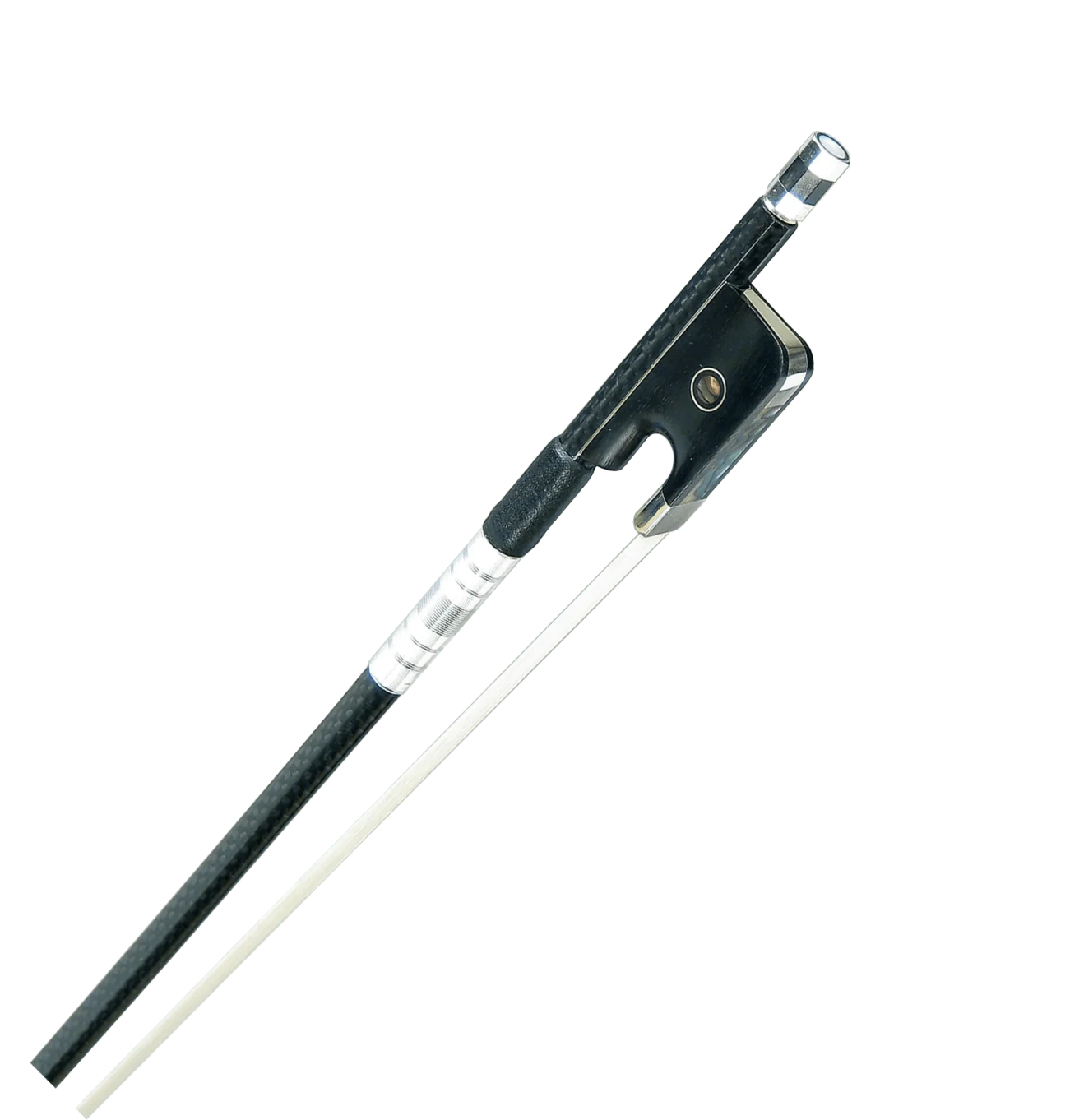 a black and white knife on a white background