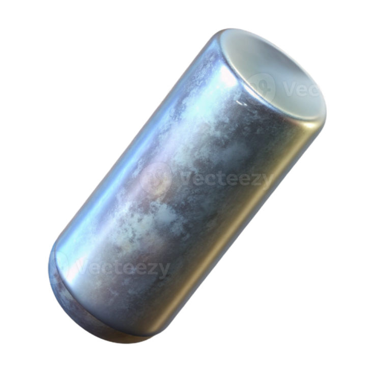 a close up shot of a metal tube