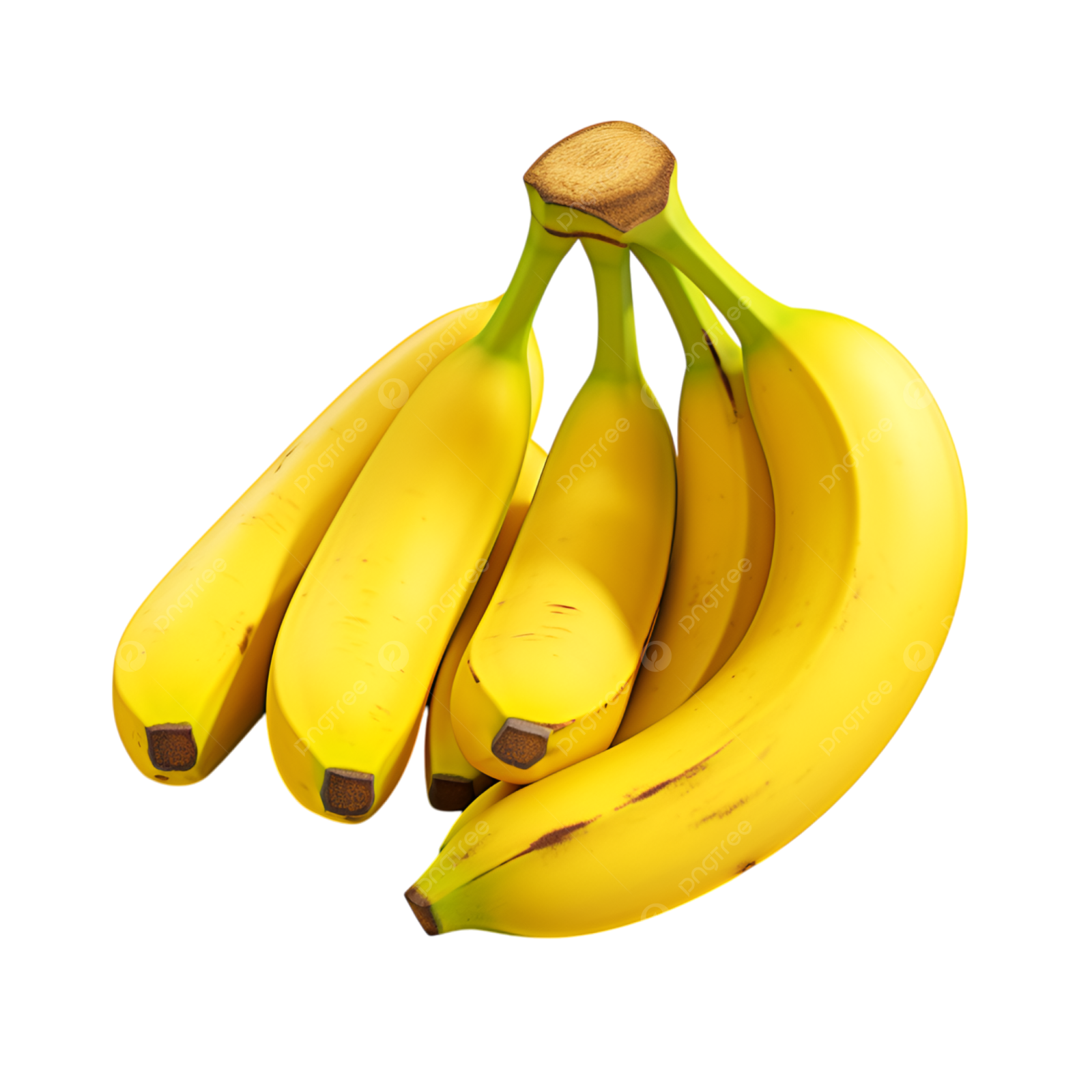 a bunch of bananas on a white background