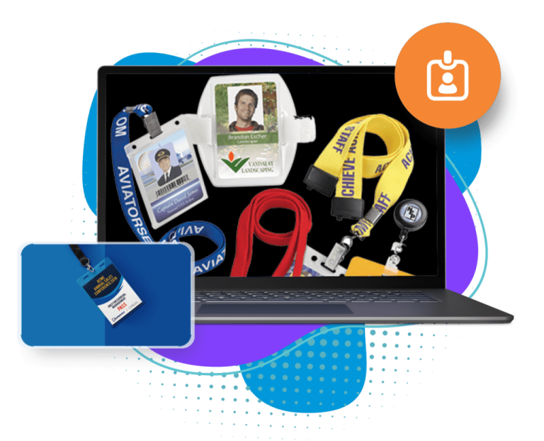 a laptop with various items in front of it