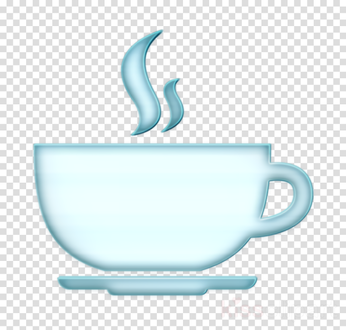 a cup of coffee on a transparent background