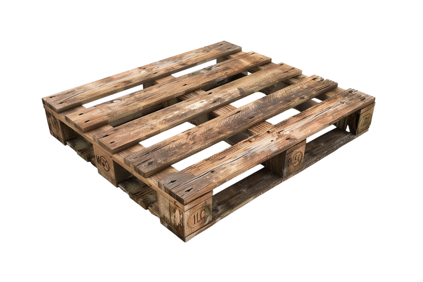 a wooden crate with two sides and one end