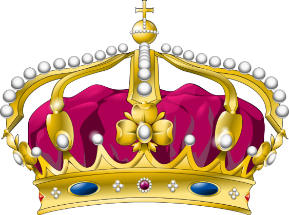 a crown with pearls on it