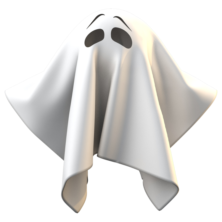 a 3d image of a ghost