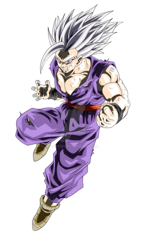 a drawing of goku from dragon ball
