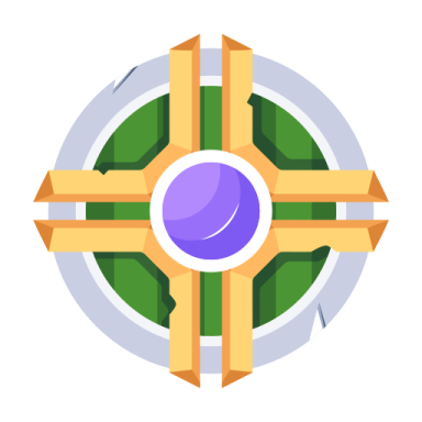 a circle with arrows around it