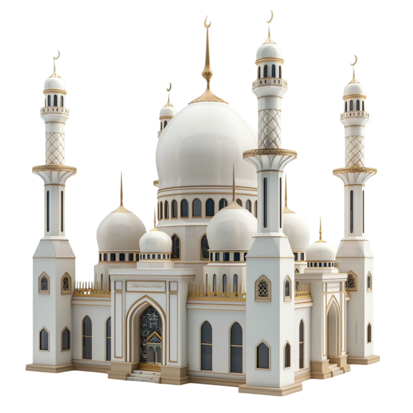 a model of the sheikh's mosque