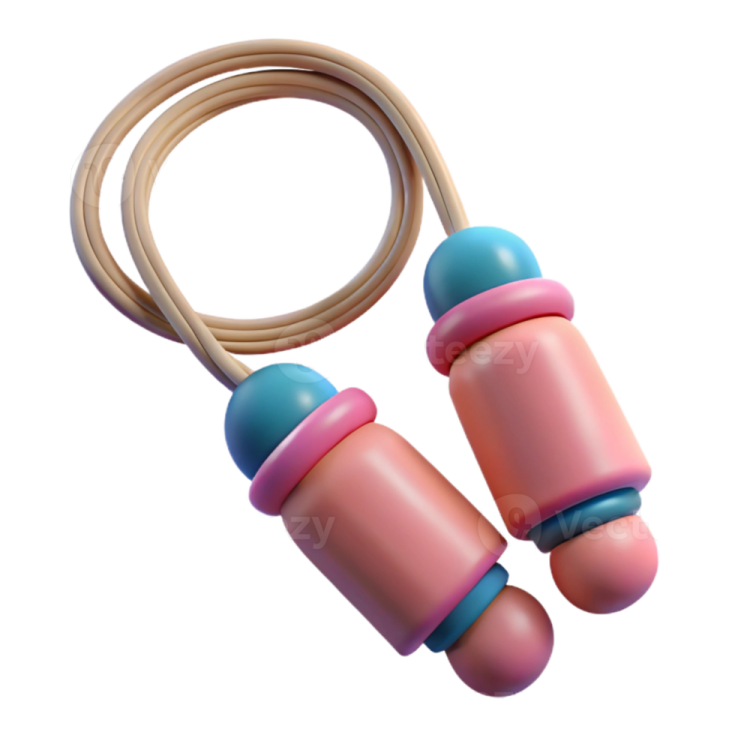 a pair of pink and blue ear plugs