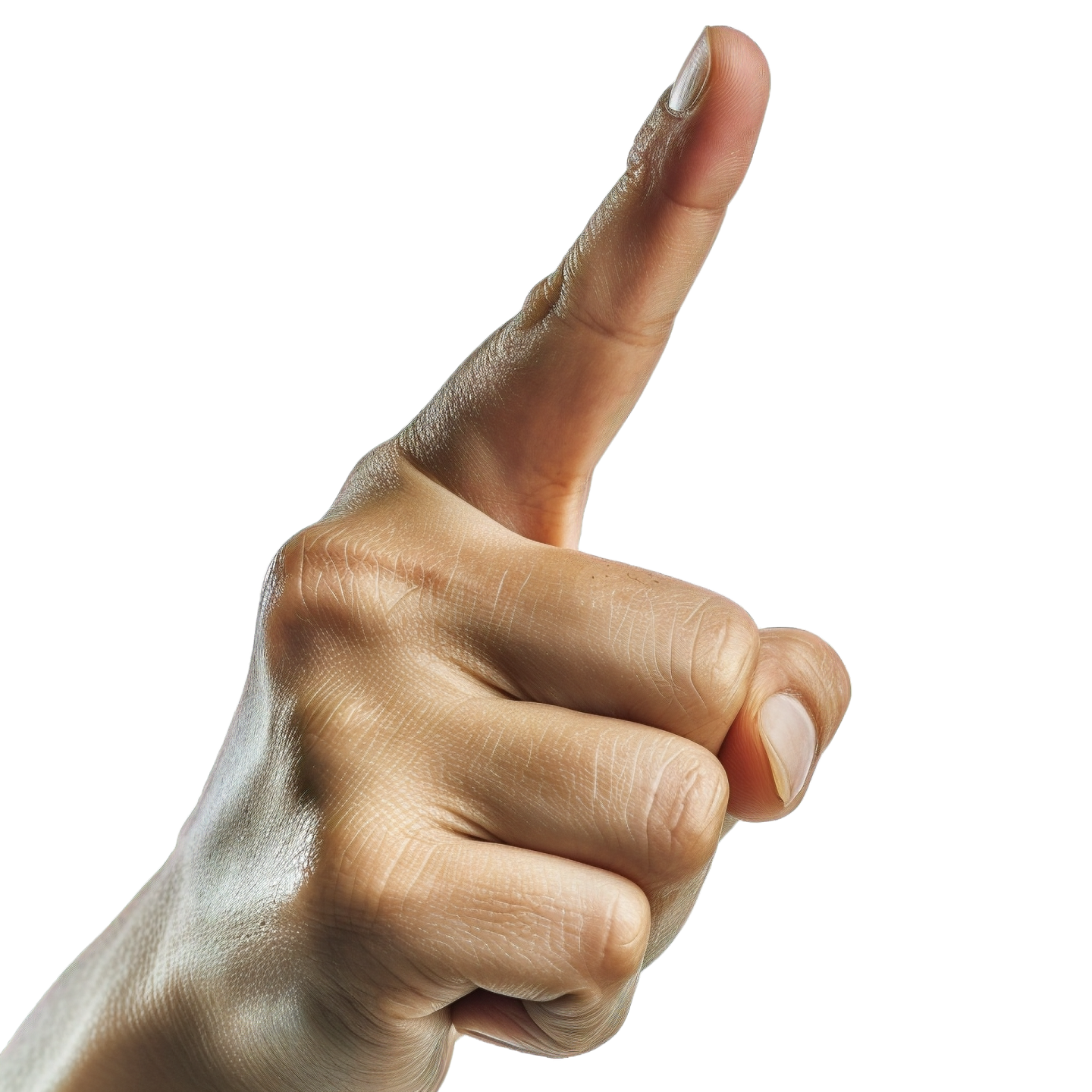 a person's hand showing the middle finger