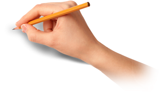 a person's hand holding a pencil