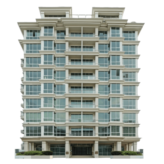 a tall building with many windows