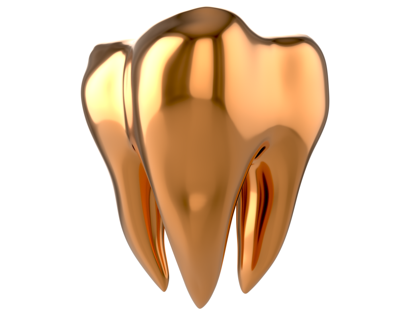 an image of a gold tooth