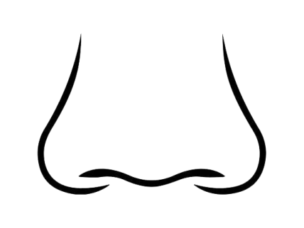 a black and white silhouette of a man's face