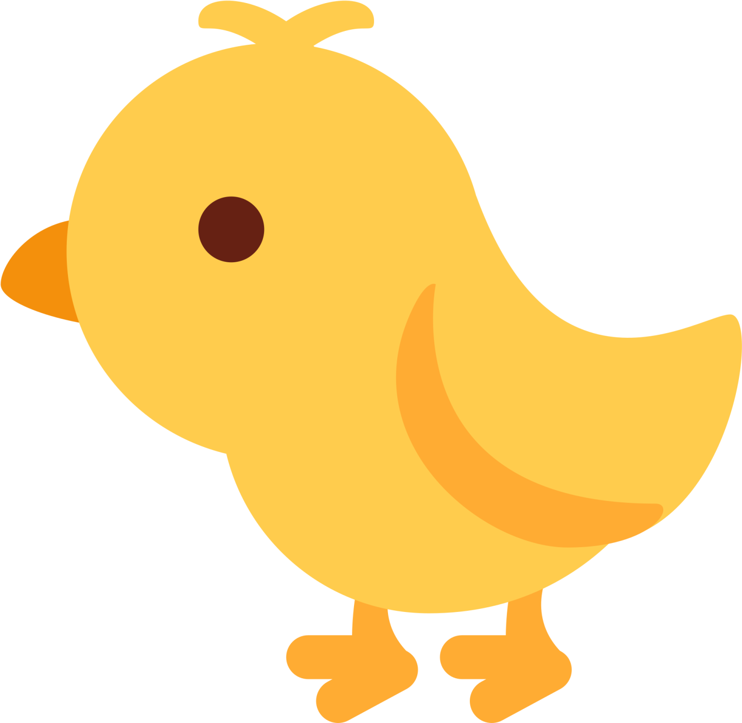a yellow bird with brown eyes