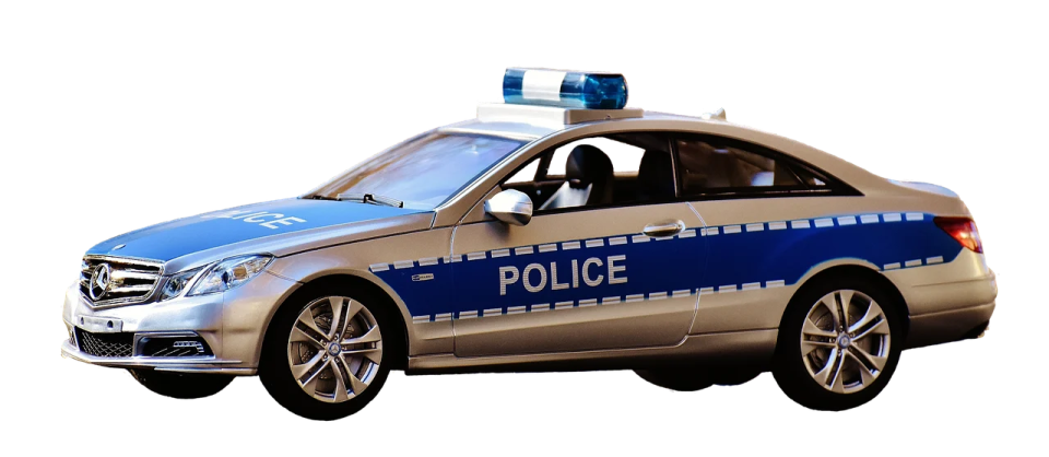 a police car is shown in this image
