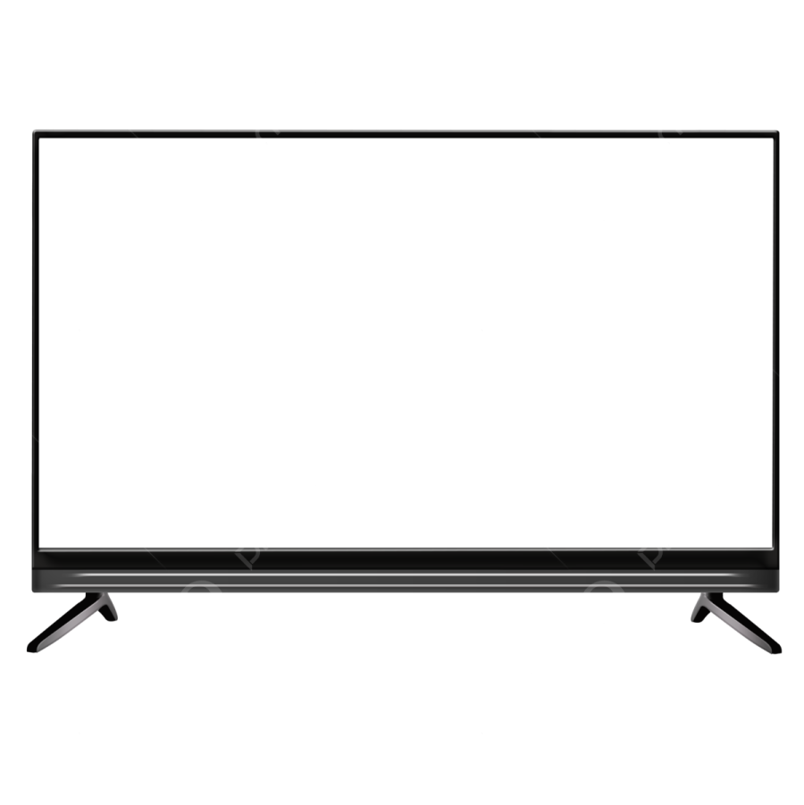 a flat screen tv on a white background