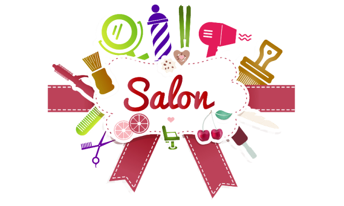 the logo for a salon