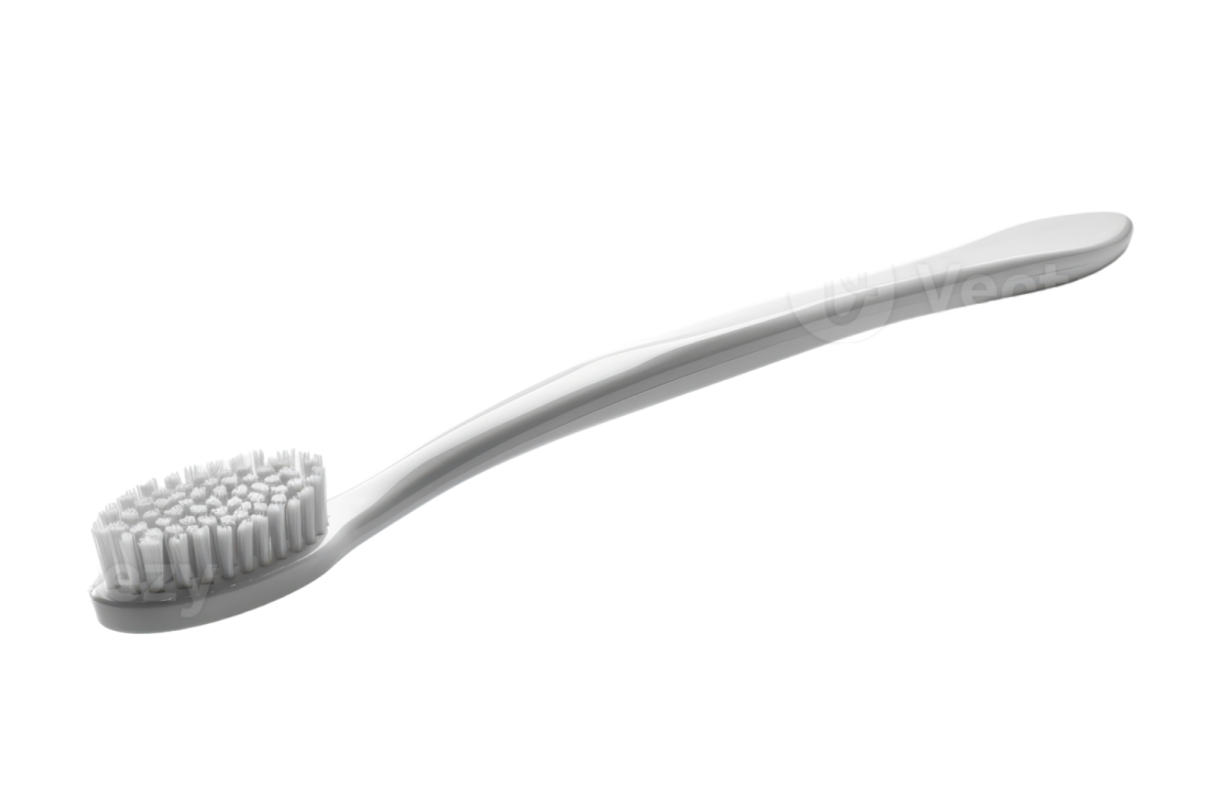 a toothbrush on a white background