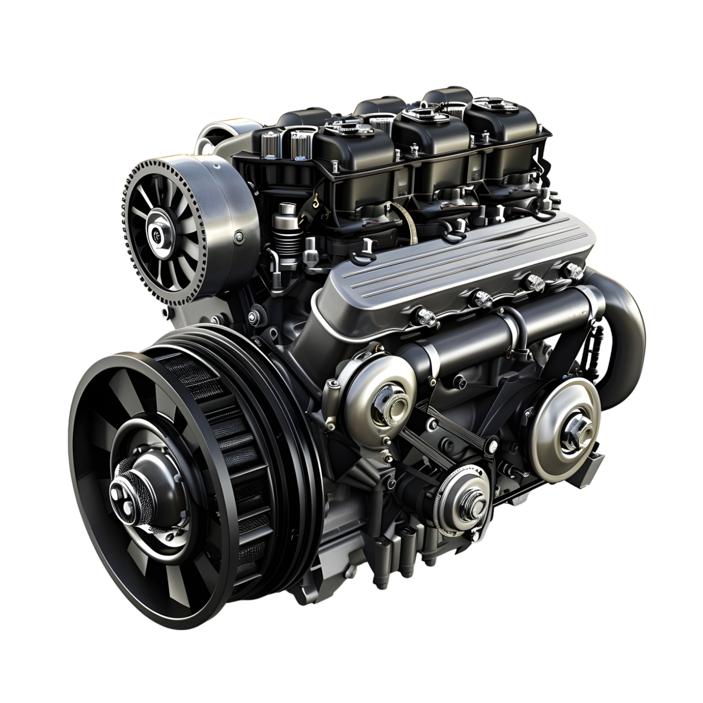 a small engine on a white background