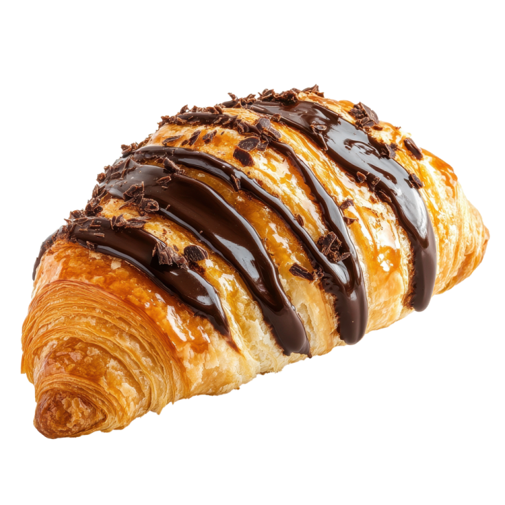 a close up of a chocolate covered pastry