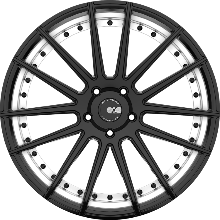 a black wheel on a white background