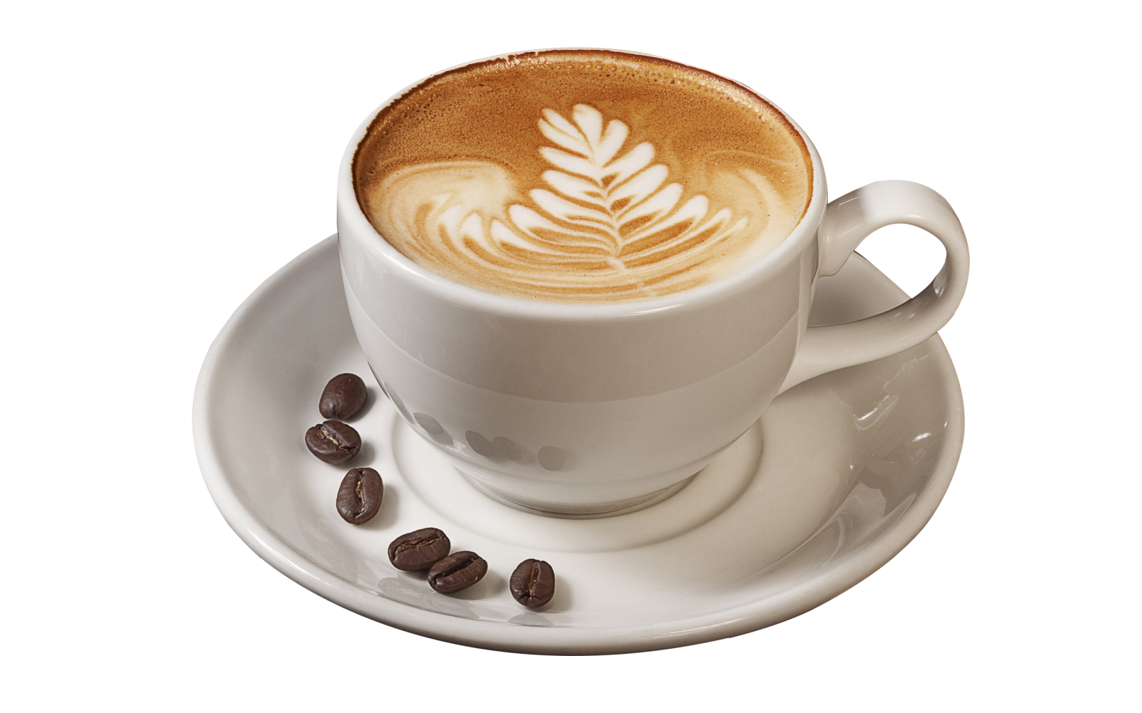 a cup of coffee on a saucer