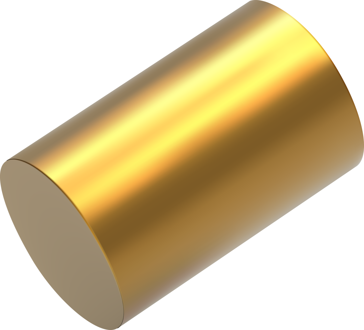 an image of a brass cylinder