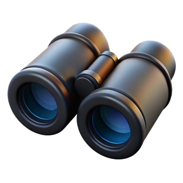 a pair of binoculars