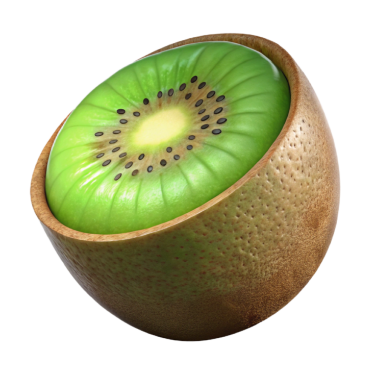 a close up of a kiwia fruit