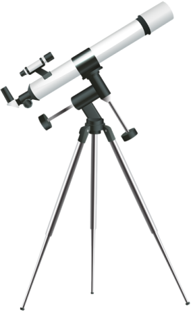 a telescope on a tripod stand
