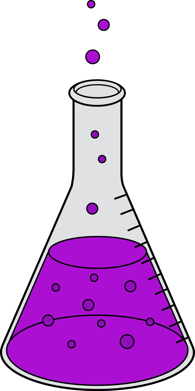a purple liquid in a test tube