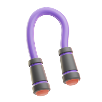 an image of a purple and black cable