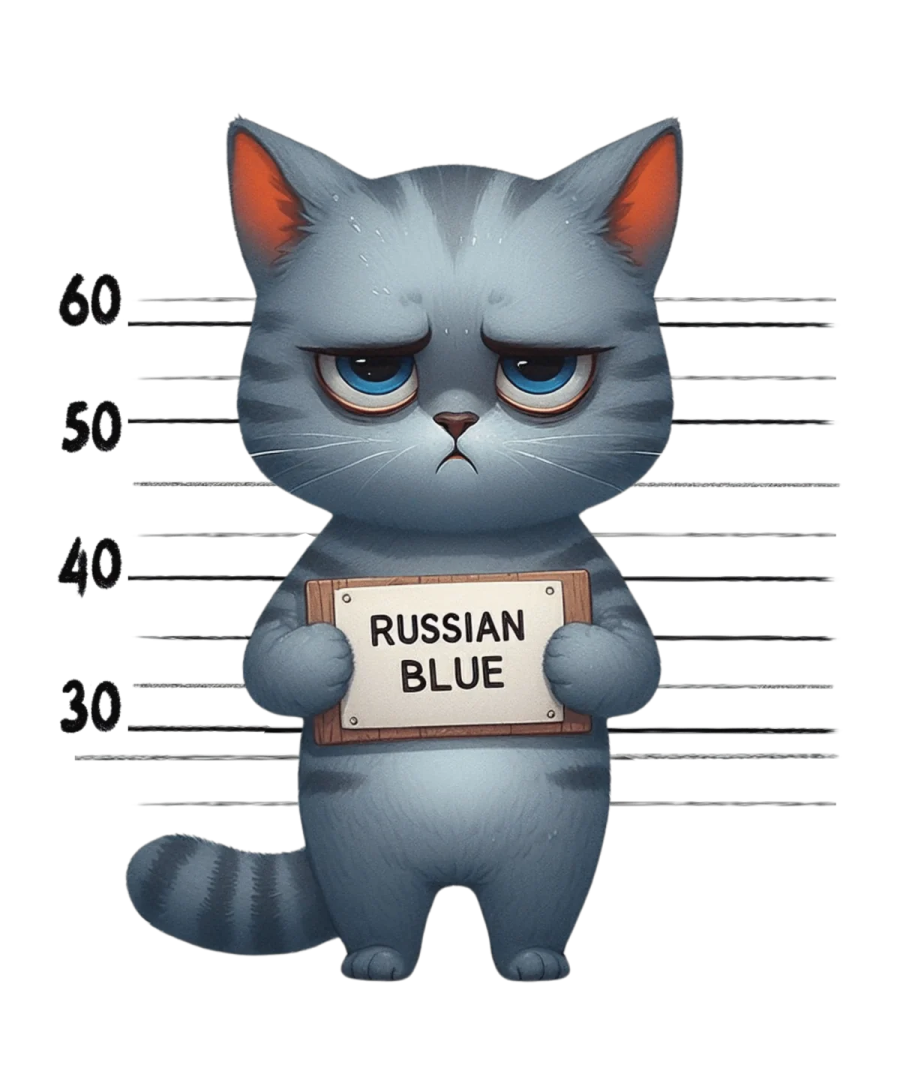 russian blue cat mug mugs
