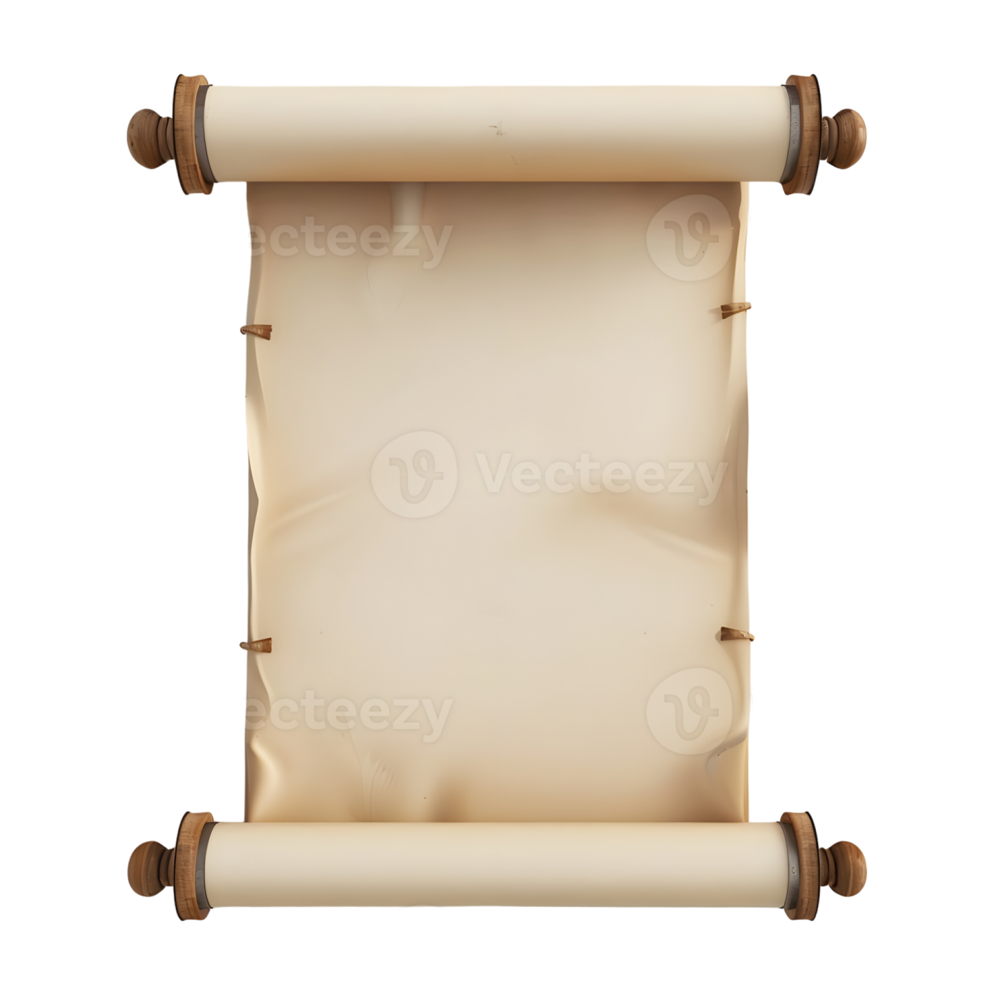 an old scroll with a scroll on it