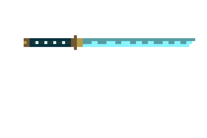 a sword on a white background