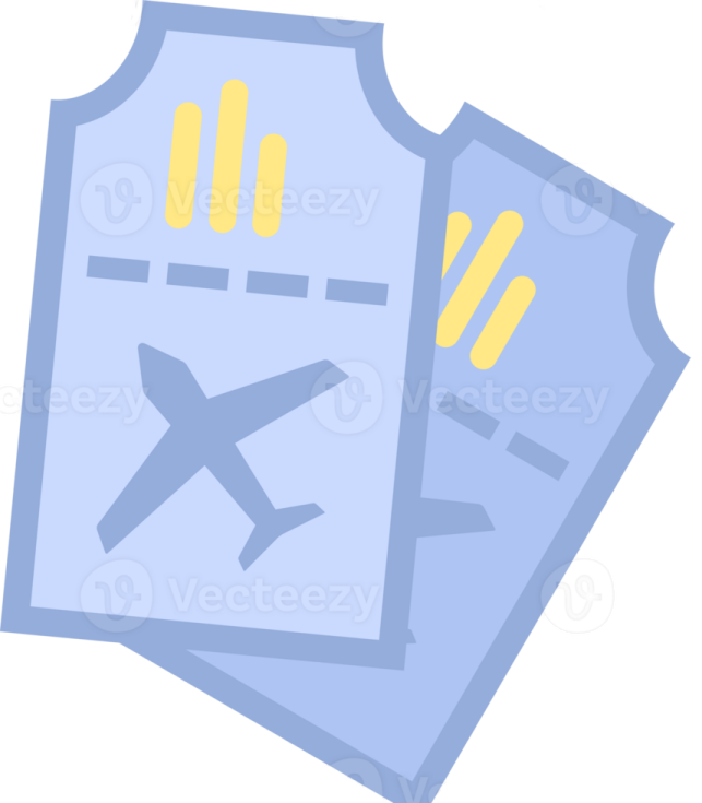 a blue vest with an airplane icon on it