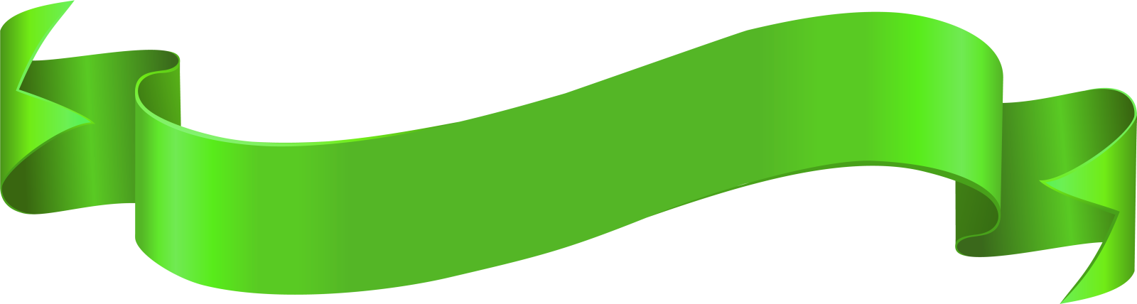 a green ribbon