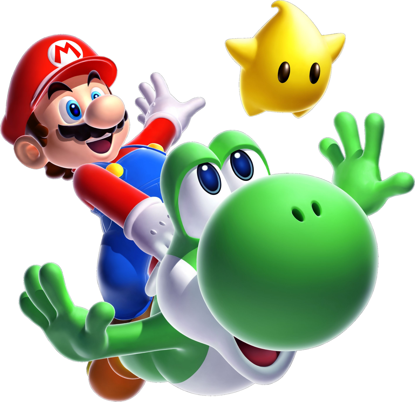 a nintendo game character flying through the air
