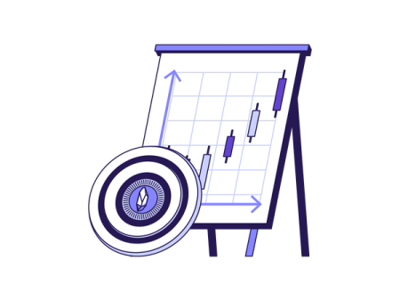 a drawing board with a compass on it