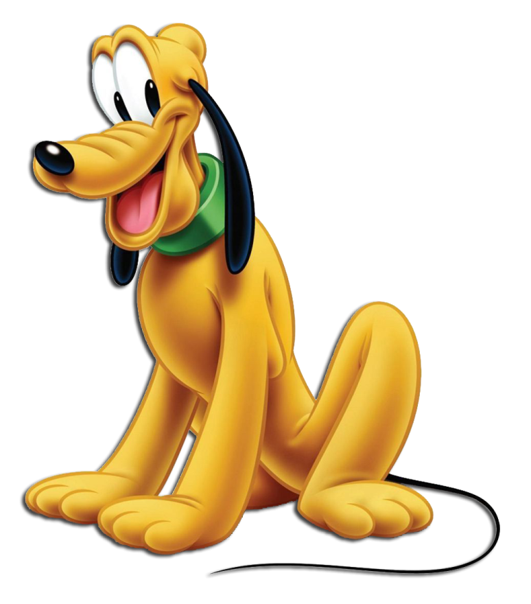 a cartoon dog with headphones sitting on the ground