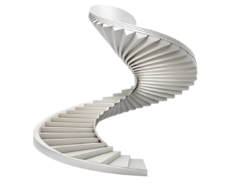 an image of a spiral staircase