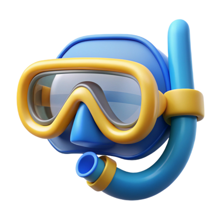 an image of a scuba mask and goggles