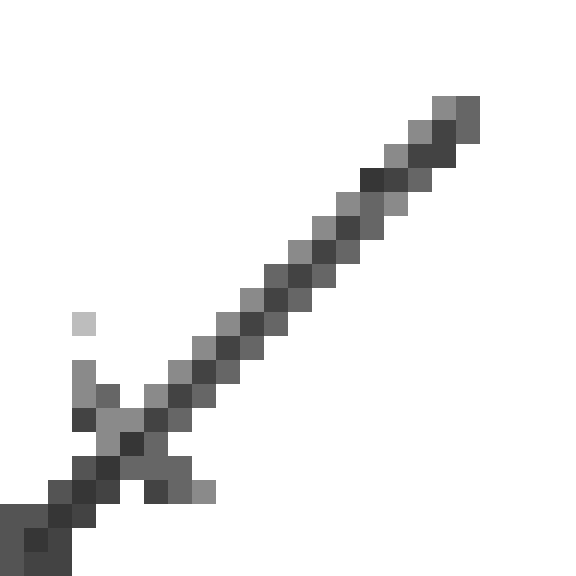 a black and white image of an arrow