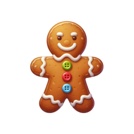 an image of a ginger with buttons on it