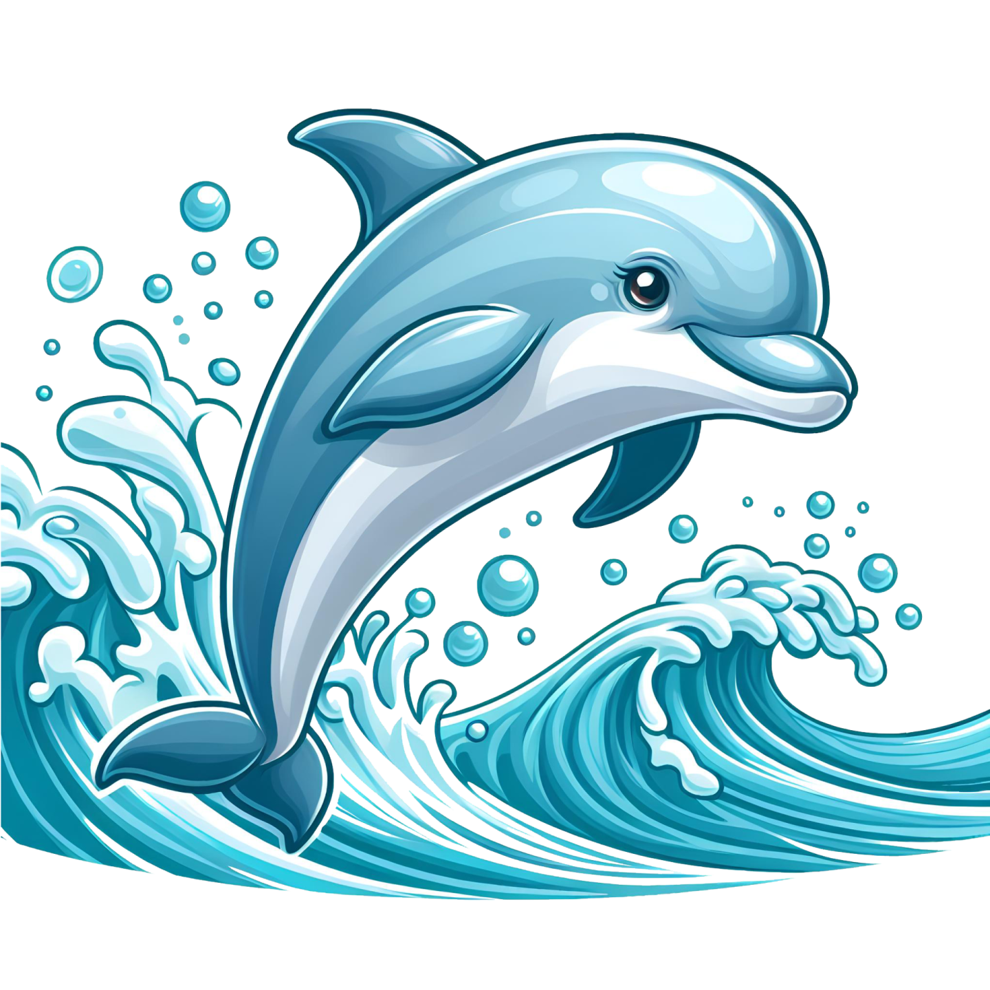 a dolphin jumping out of the water