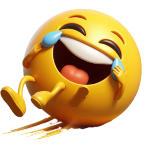 a smiley face with an angry expression
